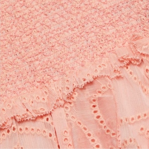 Alice + Olivia Jocelyn Smocked Mini Dress NWT - Picture 8 of 12